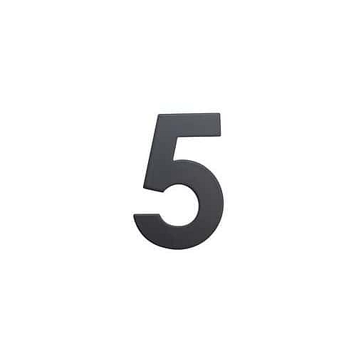 Nerezové číslo ve 2D provedení, výška 75 mm, znak 