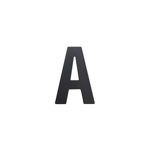 Nerezové číslo ve 2D provedení, výška 75 mm, znak 