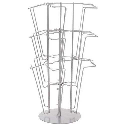 Otočný zásobník na letáky Manutan Expert, 9 kapes