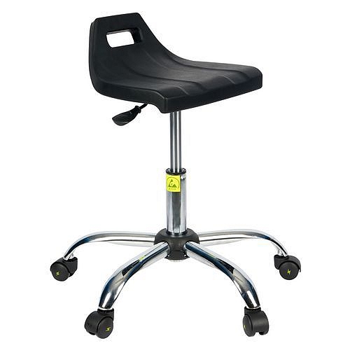 Antistatická ESD pracovní stolička Lenny s kolečky