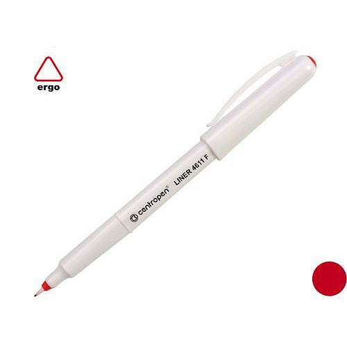 Popisovač CENTROPEN 4611 (2611) 0,3mm, červený
