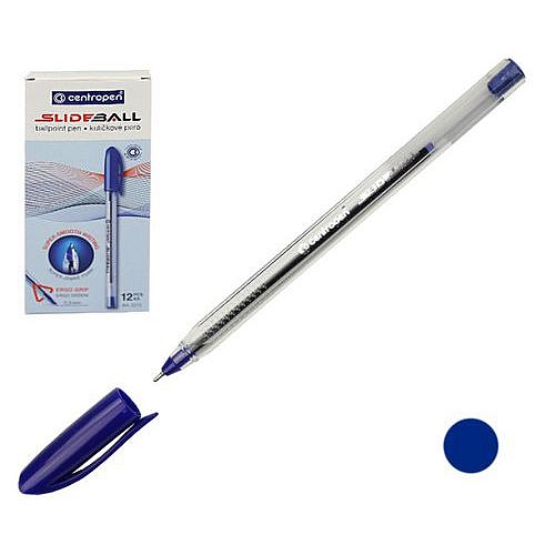 Propiska jednorázová CENTROPEN 2215, modrá