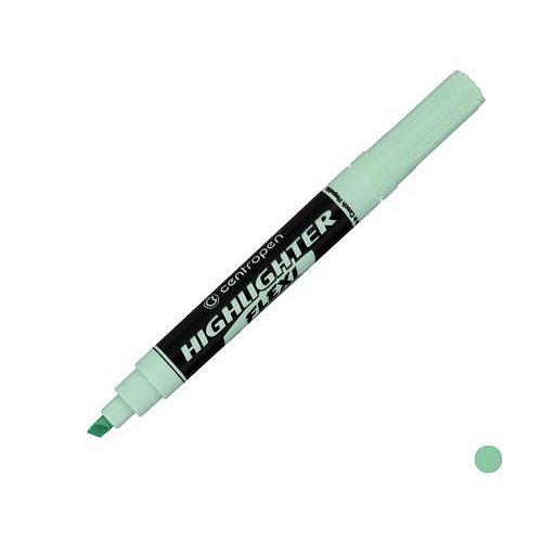 Zvýrazňovač CENTROPEN 8542 FLEXI, zelený pastelově