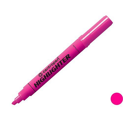 Zvýrazňovač CENTROPEN 8552 (8852), růžový