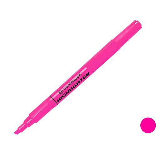 Zvýrazňovač CENTROPEN 8722, růžový