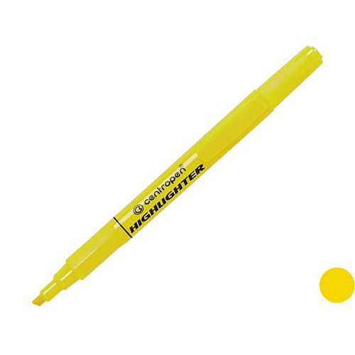 Zvýrazňovač CENTROPEN 8722, žlutý
