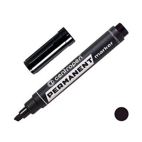 Popisovač CENTROPEN 8576 zkosený, černý