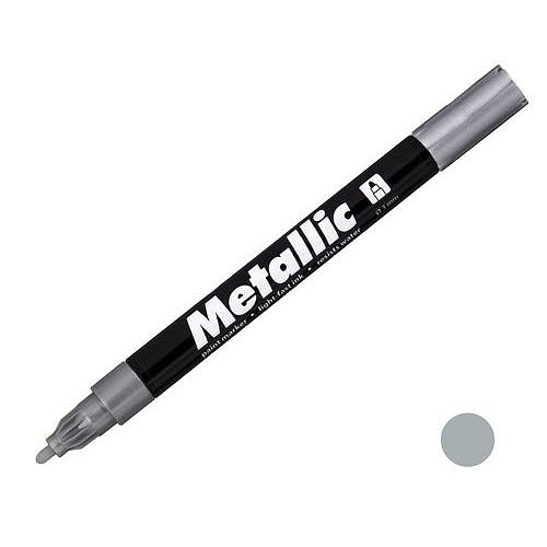 Popisovač CENTROPEN 9220, stříbrný