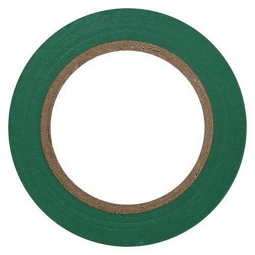 Izolační PVC páska 15 mm x 0,13 mm x 10 m, zelená