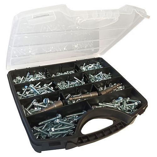 Sada samovrtných šestihranných šroubů Degometal, 500 ks