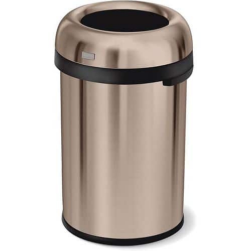 Odpadkový koš Bullet Open Top 115 l Simpele Human růžově zlatá