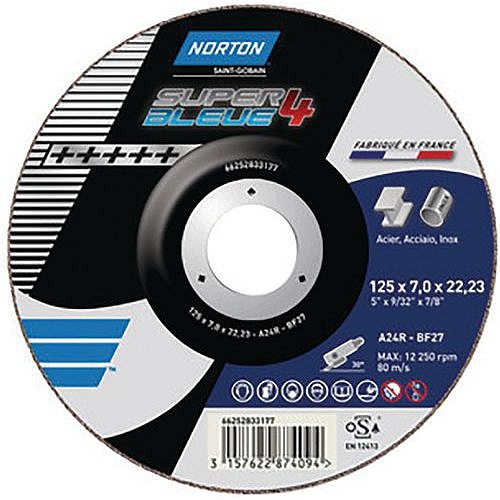 Brusný kotouč Norton Super Blue 4 metal, 230 mm