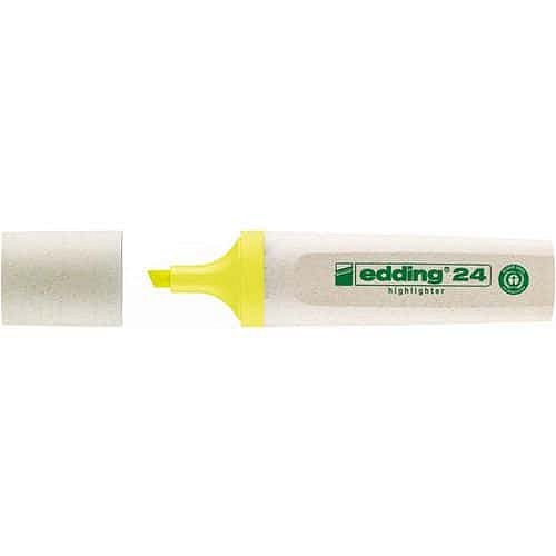 Zvýrazňovač edding 24 EcoLine, neonově žlutý
