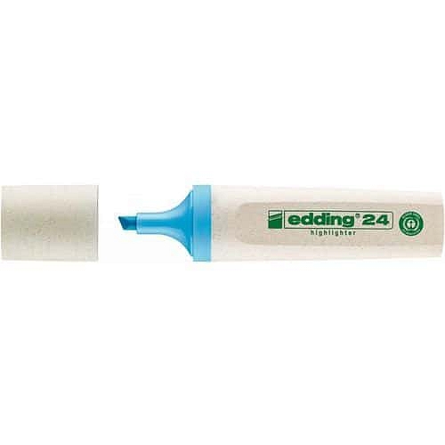 Zvýrazňovač edding 24 EcoLine, neonově modrý