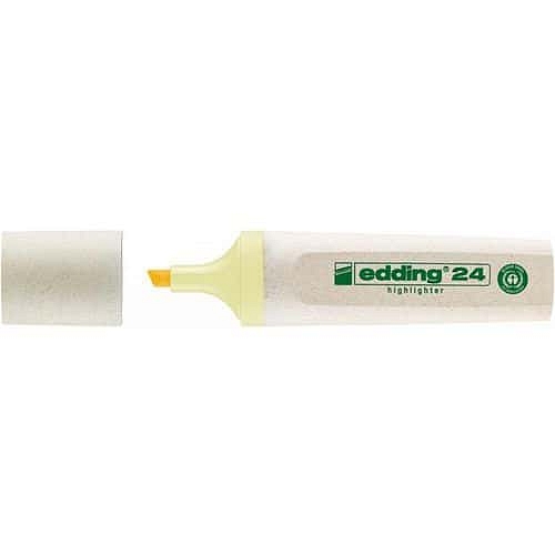 Zvýrazňovač edding 24 EcoLine, pastelově žlutý (135)