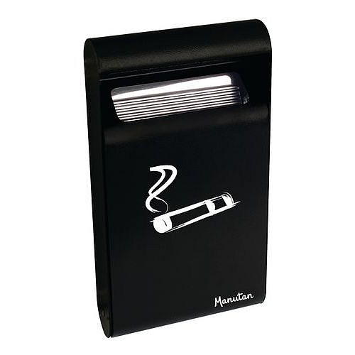 Nástěnný venkovní popelník Manutan Expert, objem 3 l