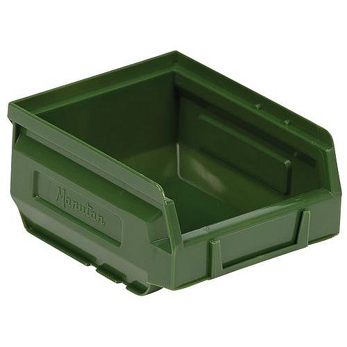 Plastový box Manutan Expert  6,2 x 10,3 x 12 cm, zelený