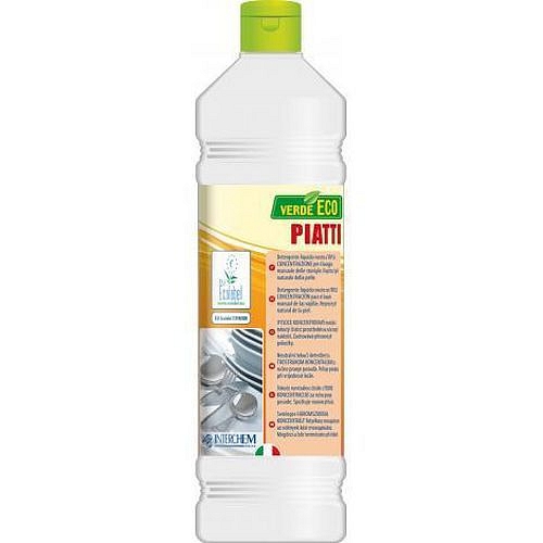 Detergent pro ruční mytí nádobí VERDE ECO PIATTI 1l