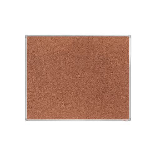 Korková tabule boardOK, 150 x 120 cm, elox