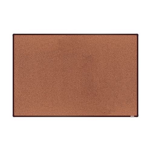 Korková tabule boardOK, 180 x 120 cm, hnědá