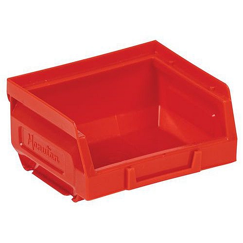 Plastový box Manutan Expert  5,5 x 10,3 x 9 cm, červený