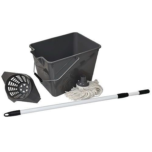 Set třásňového mopu a kbelíku Manutan Expert