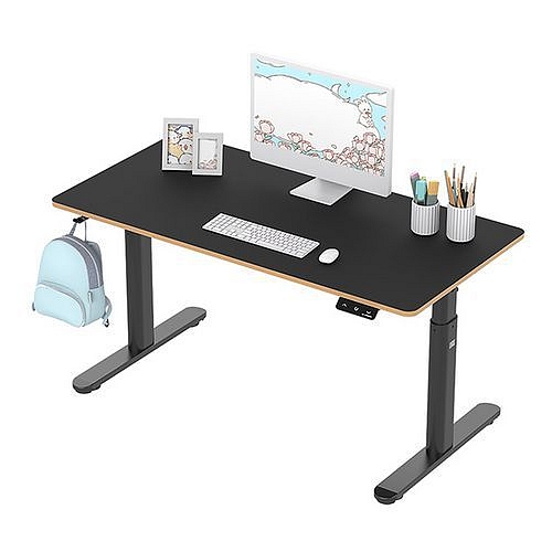 Dětský výškově nastavitelný pracovní stůl Ultradesk Pulsar, 120 x 60 cm, černá