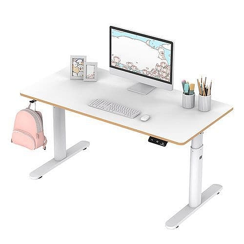 Dětský výškově nastavitelný pracovní stůl Ultradesk Pulsar, 120 x 60 cm, bílá