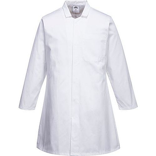 Pánský potravinářský plášť, bílá, vel. 4XL
