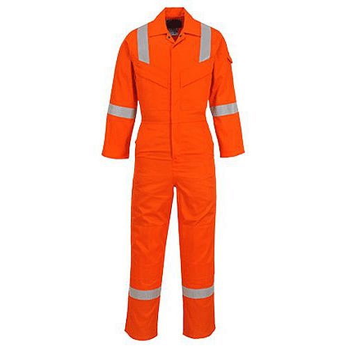 Odlehčená antistatická kombinéza 210g, oranžová, normální, vel. 4XL