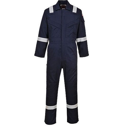 Kombinéza Flame Resistant Light Weight Anti-Static 280g, modrá, prodloužené, vel. M