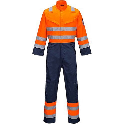 Kombinéza Modaflame RIS tmavě modrá/oranžová, modrá/oranžová, vel. L