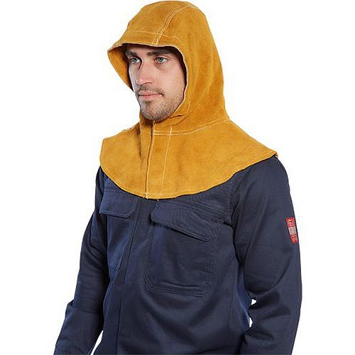 Kožená kapuce, světle hnědá