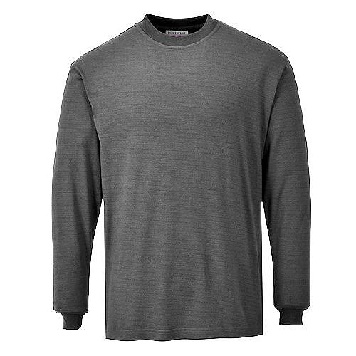 Triko s dlouhými rukávy Flame Resistant Anti-Static, šedá, vel. L