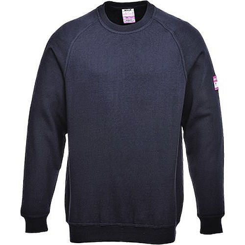 Mikina s dlouhými rukávy Flame Resistant Anti-Static, modrá, vel. 4XL