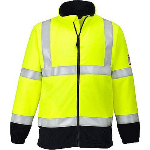 Fleece nehořalavá FR antistatická Hi-Vis, žlutá, vel. L
