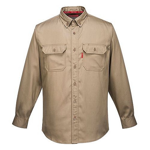 Košile Bizflame 88/12, světle hnědá, vel. 4XL
