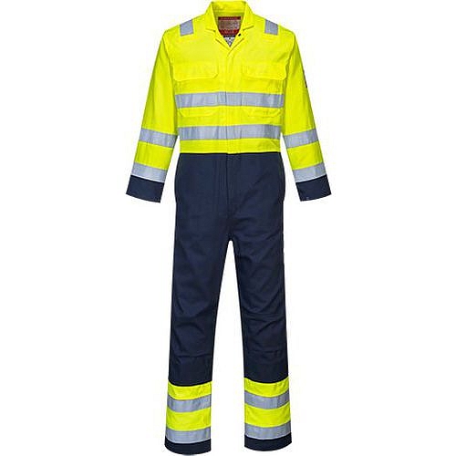 Overal Hi-Vis Anti-Static Bizflame Pro, modrá/žlutá, vel. 4XL