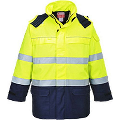 Bunda Bizflame Multi Arc Hi-Vis, modrá/žlutá, vel. L