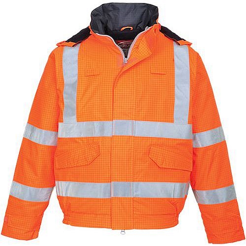 Bomber Bizflame Rain Hi-Vis Antistatic, oranžová, vel. 4XL