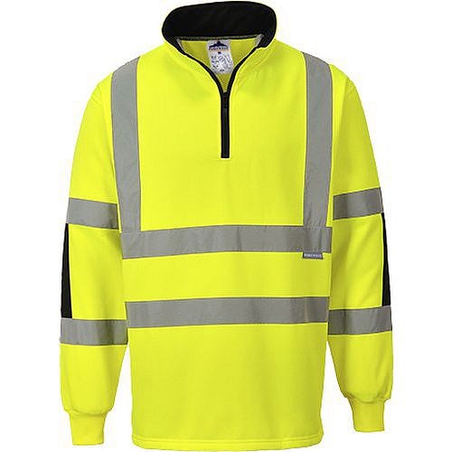 Reflexní mikina Xenon Rugby Hi-Vis, žlutá, vel. XL