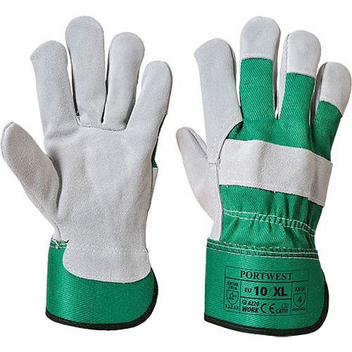 Rukavice Premium Chrome Rigger, zelená, vel. XXXL