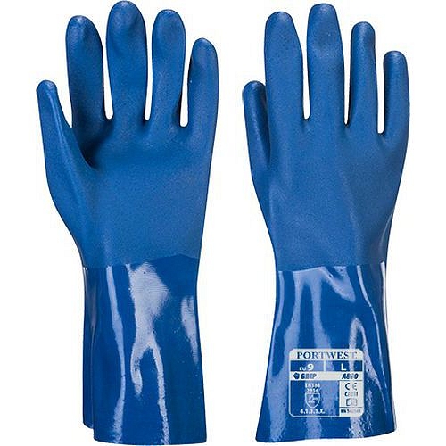 Rukavice Trawlmaster 30cm, modrá, vel. L