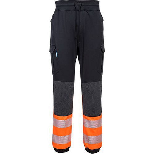 Kalhoty KX3 Hi-Vis Flexi, černá/oranžová, vel. S