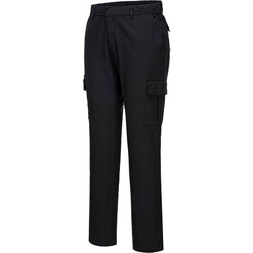 Kalhoty Stretch Slim Combat, černá, normální, vel. 42