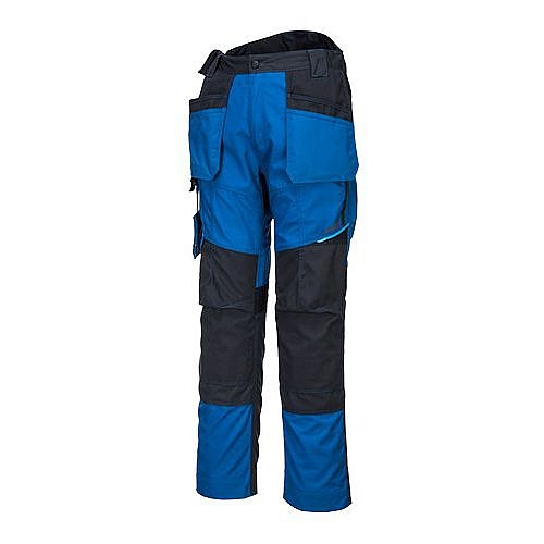 Kalhoty WX3 Holster, černá/modrá, zkrácené, vel. 34