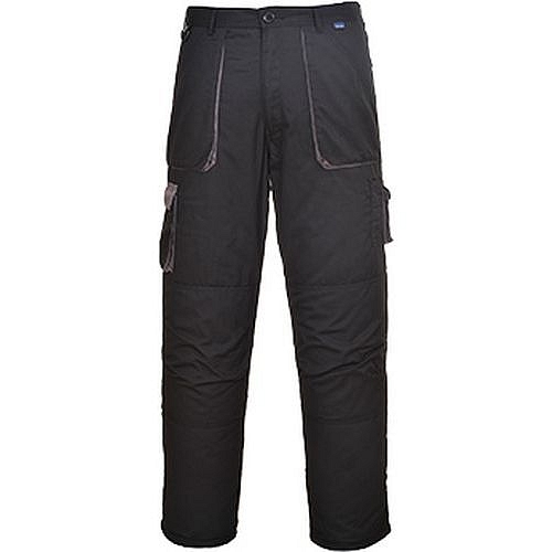 Kalhoty Portwest Texo Contrast, černá, normální, vel. XS