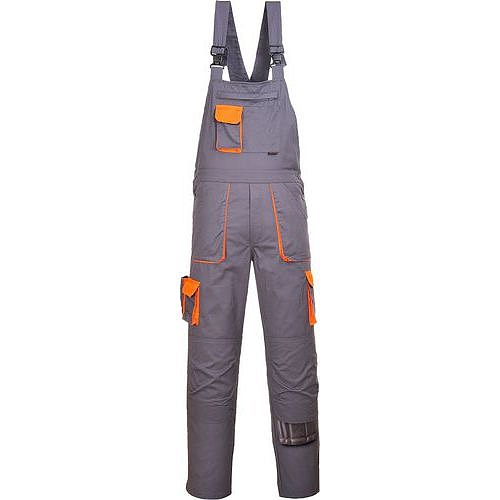 Portwest Texo laclové dvoubarevné kalhoty, šedá, prodloužené, vel. L