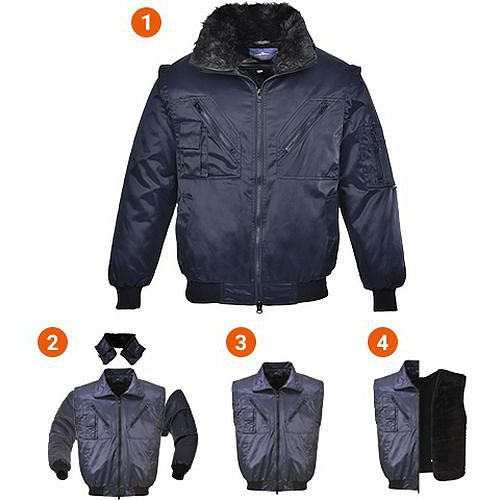 Bunda Pilot, modrá, vel. XL