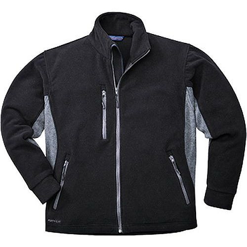 Dvoubarevná fleece Portwest Texo Heavy, černá, vel. 4XL